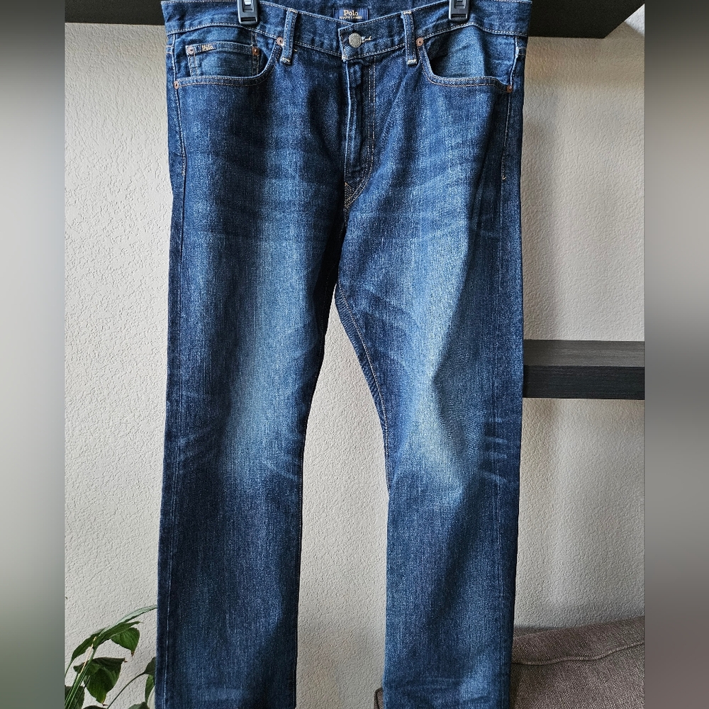 Ralph Lauren The Varick Slim/Straight 36/32 Dark Blue